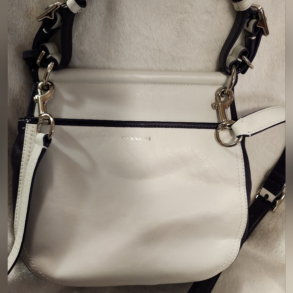 Coach Willis Bag in White & Purple - Picture 2 of 6